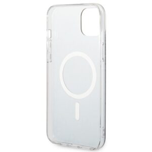 Guess Rinkinys GUBPP14SH4EACSK Dėklas+ Įkroviklis Apple iPhone 14 / 15 / 13 6,1" juodos spalvos kietas dėklas 4G Print M - Image 7