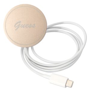 Guess Rinkinys GUBPP14SH4EACSK Dėklas+ Įkroviklis Apple iPhone 14 / 15 / 13 6,1" juodos spalvos kietas dėklas 4G Print M - Image 8
