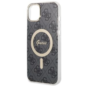 Guess Rinkinys GUBPP14MH4EACSK Dėklas+ Įkroviklis Apple iPhone 14 Plus / 15 Plus 6.7" juodos spalvos kietas dėklas 4G Pr - Image 6
