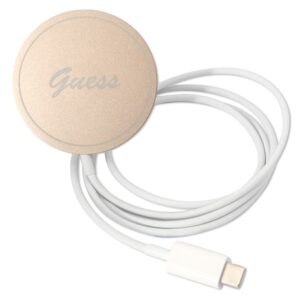 Guess Rinkinys GUBPN61H4EACSW Dėklas+ Įkroviklis Apple iPhone 11 6,1" rudos spalvos kietas dėklas 4G Print MagSafe - Image 8