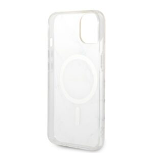 Guess Rinkinys GUBPP14MHMEACSH Dėklas+Įkroviklis Apple iPhone 14 Plus / 15 Plus 6.7" baltos spalvos kietas dėklas Marble - Image 7