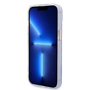 Guess GUHMP14SHTCMU Apple iPhone 14 / 15 / 136.1"violetinės spalvos kietas dėklas Gold Outline Translucent MagS - Image 5