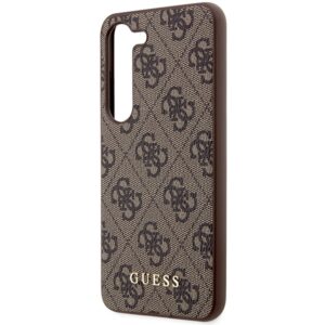 Guess GUHCS23SG4GFBR S23 S911 rudos spalvos kietas dėklas 4G Metal Gold Logo - Image 6