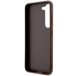 Guess GUHCS23SG4GFBR S23 S911 rudos spalvos kietas dėklas 4G Metal Gold Logo - Image 7