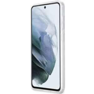 Guess GUHCS23SPCUMAH S23 S911 baltos spalvos kietas dėklas Marble - Image 5