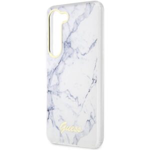 Guess GUHCS23MPCUMAH S23+ S916 baltos spalvos kietas dėklas Marble - Image 6