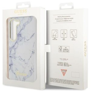 Guess GUHCS23MPCUMAH S23+ S916 baltos spalvos kietas dėklas Marble - Image 8