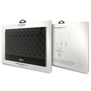 Guess Dėklas kompiuteriui GUCS14PS4SGK 14" juodos spalvos 4G Stripe Metal Logo - Image 4