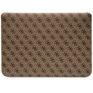 Guess Dėklas kompiuteriui GUCS14PS4SGW 14" rudos spalvos 4G Stripe Metal Logo - Image 3
