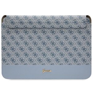 Guess Dėklas kompiuteriui GUCS14PS4SGB 14" mėlynos spalvos 4G Stripe Metal Logo - Image 1