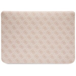 Guess Dėklas kompiuteriui GUCS14PS4SGP 14" rožinės spalvos 4G Stripe Metal Logo - Image 3
