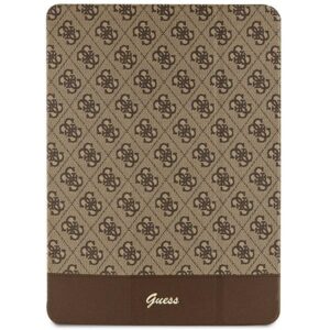 Guess GUFCP12PS4SGW Apple iPad Pro 12.9" rudos spalvos 4G Stripe Allover - Image 1