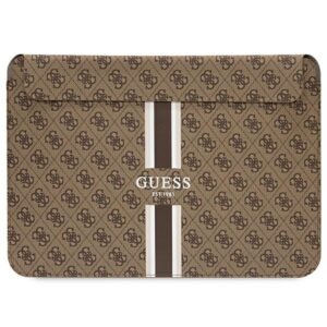 Guess Dėklas kompiuteriui GUCS14P4RPSW 14" rudos spalvos 4G Printed Stripes - Image 1
