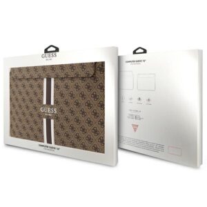 Guess Dėklas kompiuteriui GUCS16P4RPSW 16" rudos spalvos 4G Printed Stripes - Image 4