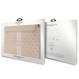 Guess Dėklas kompiuteriui GUCS14P4RPSP 14" rožinės spalvos 4G Printed Stripes - Image 4