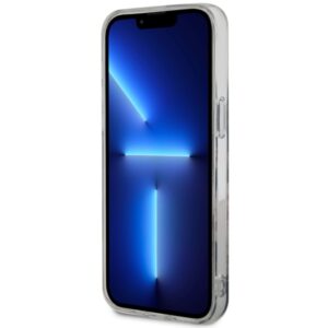 Guess GUHMP14XHCFWSK Apple iPhone 14 Pro Max 6.7" juodos spalvos kietas dėklas Flower MagSafe - Image 5