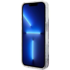 Guess GUHMP14XHCFWSP Apple iPhone 14 Pro Max 6.7" rožinės spalvos kietas dėklas Flower MagSafe - Image 5