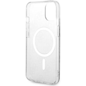 Guess GUHMP14SH4STK Apple iPhone 14 / 15 / 13 6.1" juodos spalvos kietas dėklas 4G MagSafe - Image 6
