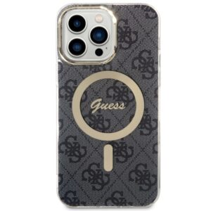Guess GUHMP14XH4STK Apple iPhone 14 Pro Max 6.7" juodos spalvos kietas dėklas 4G MagSafe - Image 2