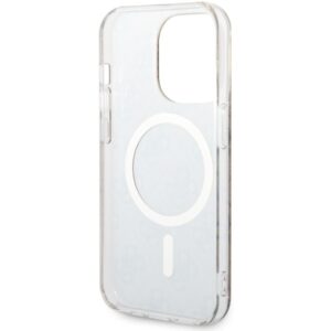 Guess GUHMP14LH4STW Apple iPhone 14 Pro 6.1" rudos spalvos kietas dėklas 4G MagSafe - Image 6