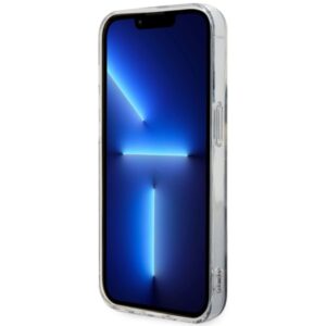 Guess GUHMP14LHTMRSK Apple iPhone 14 Pro 6.1" juodos spalvos kietas dėklas Golden Marble MagSafe - Image 5