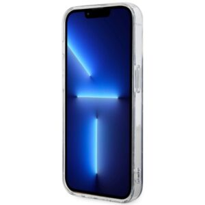 Guess GUHMP14XPCUMAK Apple iPhone 14 Pro Max 6.7" juodos spalvos kietas dėklas Marble MagSafe - Image 5