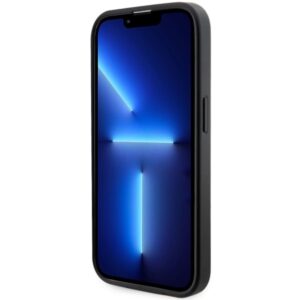 Guess GUHMP14LHGCFSEK Apple iPhone 14 Pro 6.1" juodos spalvos kietas dėklas GCube Stripes MagSafe - Image 5