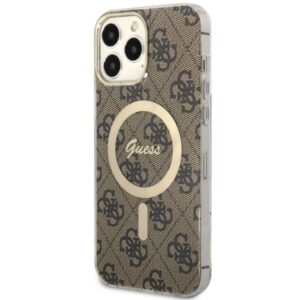 Guess GUHMP13XH4STW Apple iPhone 13 Pro Max 6.7" rudos spalvos kietas dėklas 4G MagSafe - Image 2
