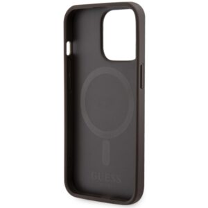 Guess GUHMP13XP4RPSW Apple iPhone 13 Pro Max 6.7" rudos spalvos kietas dėklas 4G Printed Stripes MagSafe - Image 7