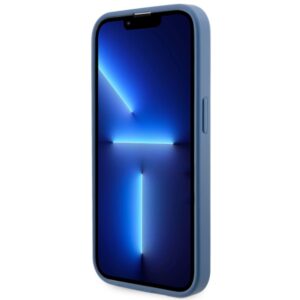 Guess GUHMP14LP4RPSB Apple iPhone 14 Pro 6.1" blue kietas dėklas 4G Printed Stripes MagSafe - Image 5