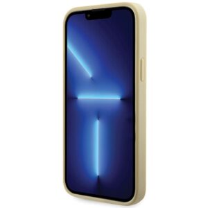 Guess GUHCP14SHDGTPD Apple iPhone 14 / 15 / 13 6.1" gold kietas dėklas Rhinestone Triangle - Image 5