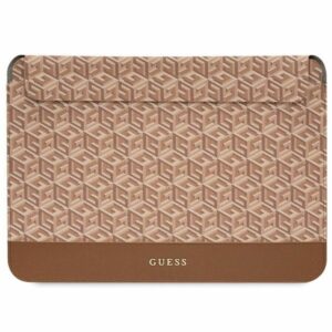 Guess Dėklas kompiuteriui GUCS14HGCFSEW 14"rudos spalvos GCube Stripes - Image 1