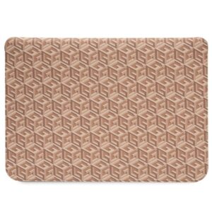 Guess Dėklas kompiuteriui GUCS14HGCFSEW 14"rudos spalvos GCube Stripes - Image 3