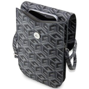 Guess Handbag GUWBHGCFSEK juodos spalvos GCube Stripe - Image 4