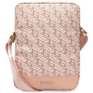 Guess Bag GUTB10HGCFSEP 10"pink GCube Stripe Tablet Bag - Image 1