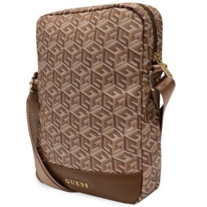Guess Bag GUTB10HGCFSEW 10" brown GCube Stripe Tablet Bag - Image 2