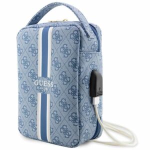 Guess krepšys GUHBP4RPSB Organizer blue 4G Printed Stripes