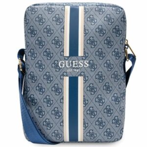 Guess Bag GUTB10P4RPSB 10" blue 4G Stripes Tablet Bag - Image 1