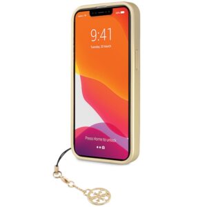 Guess GUHCP14LGF4GGR Apple iPhone 14 Pro 6,1" grey kietas dėklas 4G Charms Collection - Image 5