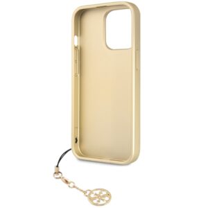Guess GUHCP14LGF4GGR Apple iPhone 14 Pro 6,1" grey kietas dėklas 4G Charms Collection - Image 7