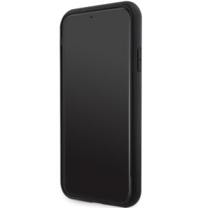 Guess GUHMN61HGCFSEK Apple iPhone 11 / Xr 6.1" juodos spalvos kietas dėklas GCube Stripes MagSafe - Image 5