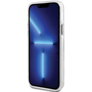 Guess GUHMP12MHTRMS Apple iPhone 12/12 Pro 6.1" silver kietas dėklas Metal Outline Magsafe - Image 5