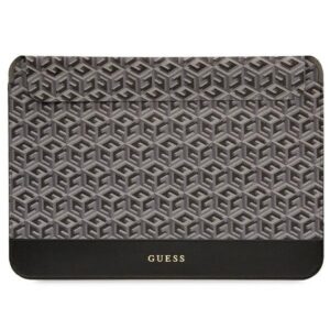 Guess Dėklas kompiuteriui GUCS14HGCFSEK 14" juodos spalvos GCube Stripes - Image 1