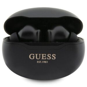 Guess Bluetooth ausinės GUTWST50EK TWS + docking station juodos spalvos Classic EST
