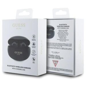 Guess Bluetooth ausinės GUTWST50EK TWS + docking station juodos spalvos Classic EST - Image 4
