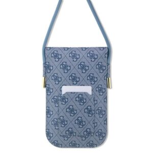 Guess Handbag GUOWBP4SNSB blue 4G Metal Script Logo - Image 2