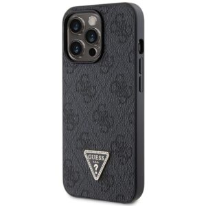 Guess GUHCP13LP4TDSCPK Apple iPhone 13 Pro / 13 6.1" juodos spalvos kietas dėklas Crossbody 4G Metal Logo - Image 2