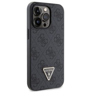 Guess GUHCP13LP4TDSCPK Apple iPhone 13 Pro / 13 6.1" juodos spalvos kietas dėklas Crossbody 4G Metal Logo - Image 4