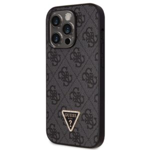 Guess GUHCP14LP4TDSCPK Apple iPhone 14 Pro 6.1" juodos spalvos kietas dėklas Crossbody 4G Metal Logo - Image 2