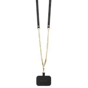 Guess GUHCP14LP4TDSCPK Apple iPhone 14 Pro 6.1" juodos spalvos kietas dėklas Crossbody 4G Metal Logo - Image 6